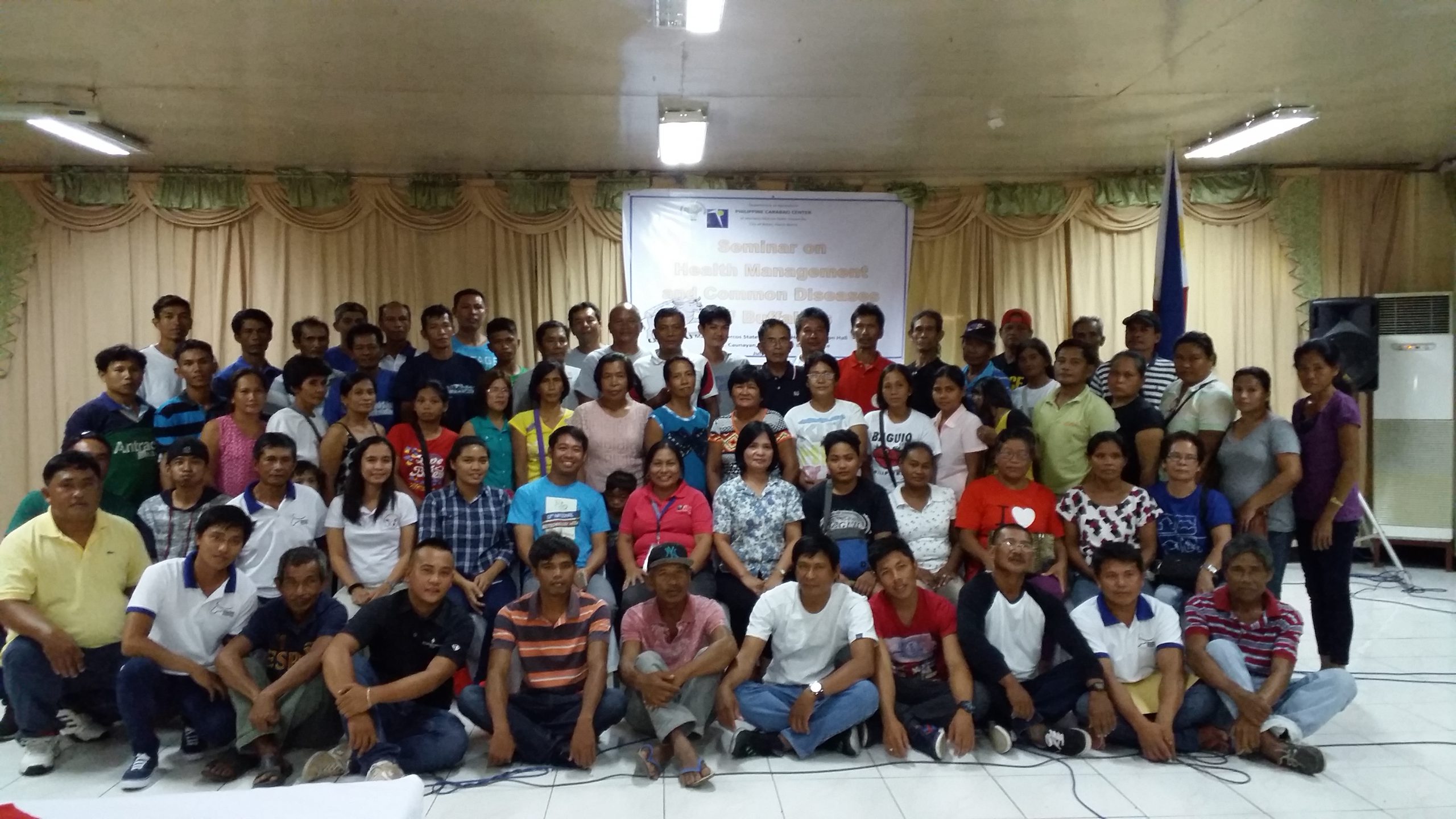 PCC at MMSU holds seminar on buffalo health management for farmers, others