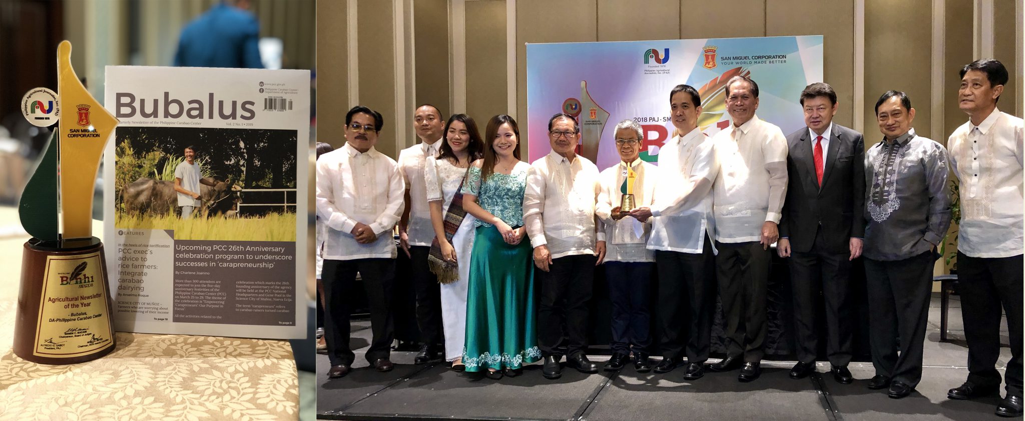 PCC ‘Bubalus’ wins ‘Agricultural Newsletter of the Year’ award